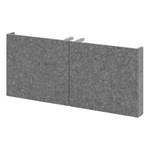 hjh OFFICE PRO FlexWall   1 OH   Akustik-Türen - Grau