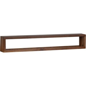 MiaMöbel Wandregal Tamesi 120cm Massivholz Teak Modern