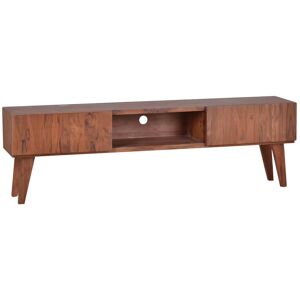 MiaMöbel TV-Kommode Tamesi groß Massivholz Teak Modern