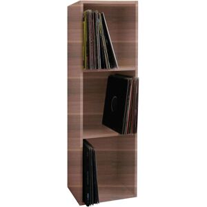 Schallplatten-Regal VCM Platto 3-Fach - Kern-Nussbaum