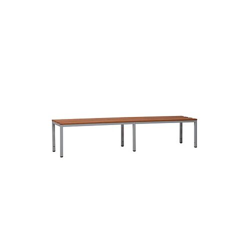 Gürkan Garderobenbank 107256 grau, buche Holz 160,0 cm