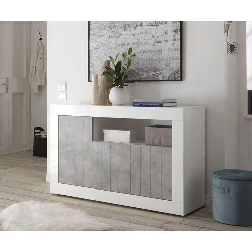 Lc Sideboard LC „Urbino“ Sideboards weiß (weiß hochglanz, beton) Sideboards Breite 138 cm