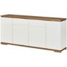 Höffner Sideboard  Messina ¦ weiß ¦ Maße (cm): B: 182 H: 81 T: 40