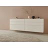 Sideboard LEGER HOME BY LENA GERCKE "Essentials" Sideboards Gr. B/H/T: 224 cm x 74 cm x 42 cm, 6, grau (warmgrau) Sideboards Breite: 224cm, MDF lackiert, Push-to-open-Funktion