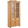 Vitrine HOME AFFAIRE "Adele" Schränke beige (gelaugt, geölt) Vitrinen Höhe 185 cm