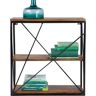 Wandregal TOM TAILOR HOME "T-NEST SHELF WALL MEDIUM" Regale Gr. B/H: 60 cm x 62 cm, 2 St., schwarz (schwarz, natur) Hängeregale mittelgroßes Wandregal, gut mit anderen Größen der Serie kombinierbar