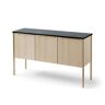 Fritz Hansen - Skagerak Jut Sideboard, Eiche / Marmor schwarz