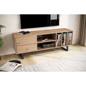 Rootz Living Rootz Modern TV Underskab - TV Stand - Eg Dekoration - Rektangulær opbevaring - Rummelig - Organiseret - 150cm x 55cm x 40cm