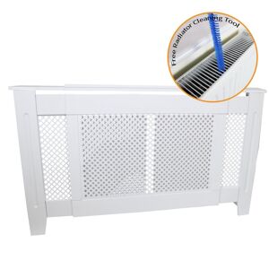 Monstershop Justerbar Radiatorskjuler Hvid 140 - 192 cm