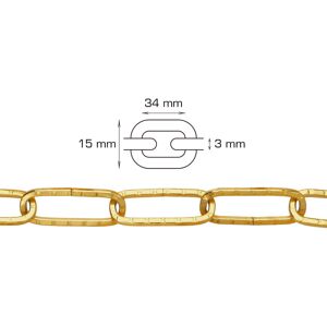 Home>it Home-it pyntekæde Ø3 mm x 2 meter messing