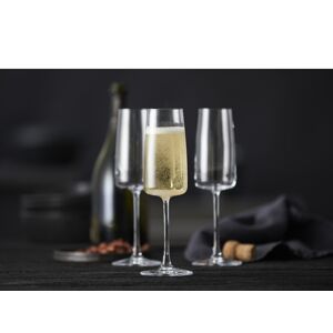 Lyngby Glas Zero Champagneglas 30 Cl, 4 Stk