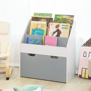 SoBuy Montessori Reol Til Børnebøger, 63 X 30 X 70 Cm