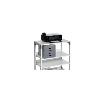 Rullebord Durable® 3711-10, på hjul, grå