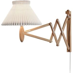 LE KLINT 224 1/17 Saxlampe til væg H: 31 cm - Lys eg / Standardskærm