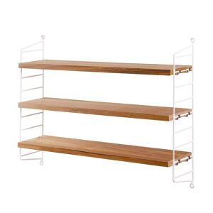 String Furniture String Pocket Reol 60x50 cm - Oak/White