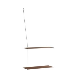 Woud Stedge Shelf 2.0 L: 60 cm - Smoked Oak