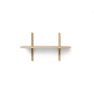 Ferm Living Sector Shelf S/N 22,1x54 cm - Oak/Brass