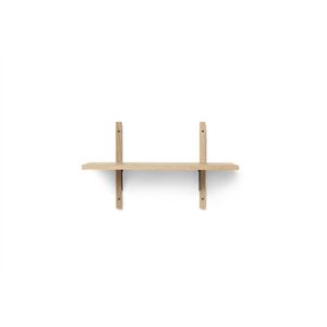 Ferm Living Sector Shelf S/N 22,1x54 cm - Oak/Black Brass