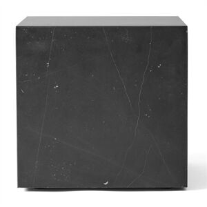 Audo Copenhagen Plinth Cubic H: 40 cm - Black Nero Marquina Marble