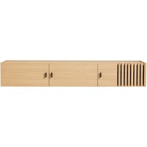 Woud Array Wall Mounted Sideboard L: 150 cm - Oak