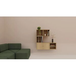 Andersen Furniture S10 Reolsystem Combination 4 114x114 cm - Egetræs Finér