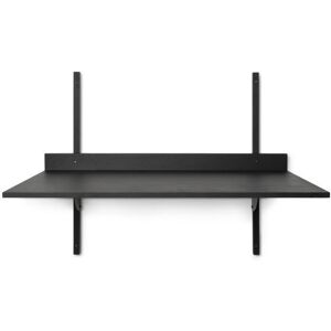 Ferm Living Sector Desk 87x45,1 cm - Black Ash/Black Brass