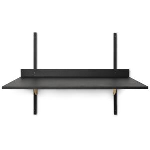 Ferm Living Sector Desk 87x45,1 cm - Black Ash/Brass