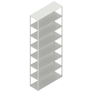 Hay New Order Comb. 701 - 8 Layers/W. Wall Safety Bracket 250,5x100cm - Light Grey