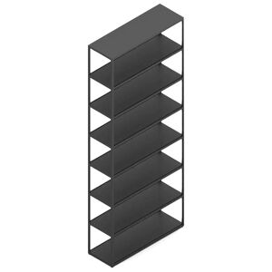 HAY New Order Comb. 701 - 8 Layers/W. Wall Safety Bracket 250,5x100cm - Charcoal