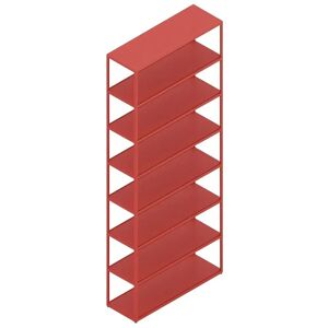 HAY New Order Comb. 701 - 8 Layers/W. Floor Safety Bracket 250,5x100cm - Red