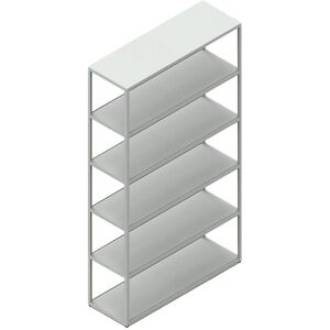 HAY New Order Comb. 501 - 6 Layers/W. Wall Safety Bracket 179,9x100cm - Light Grey