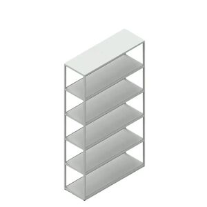 HAY New Order Comb. 501 - 6 Layers/W. Floor Safety Bracket 179,9x100cm - Light Grey