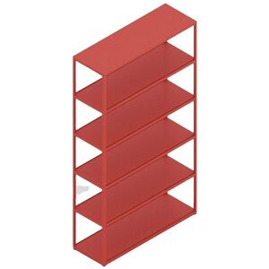 HAY New Order Comb. 501 - 6 Layers/W. Floor Safety Bracket 179,9x100cm - Red