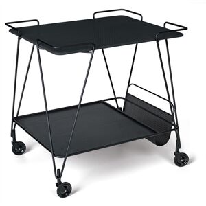 Gubi Matégot Trolley - Soft Black Semi Matt Matégot Trolley - Soft Black Semi Matt