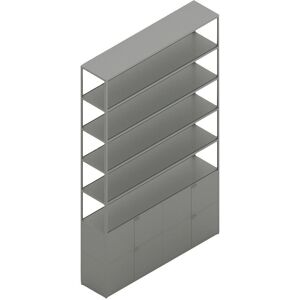 Hay New Order Comb. 702 - 8 Layers 2 Doors/W. Floor Safety Bracket 250,5x150cm - Army