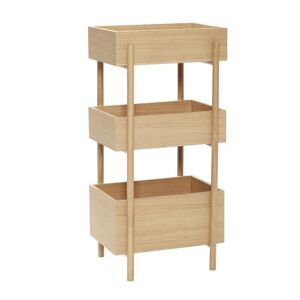 Hübsch Stack Konsolbord H: 90 cm - Egetræ/Natur