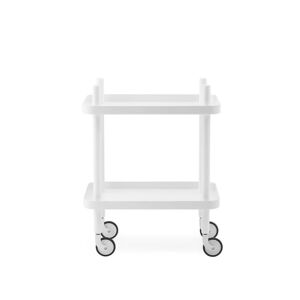 Normann Copenhagen Block Rullebord H: 64 cm - Hvid / Hvid