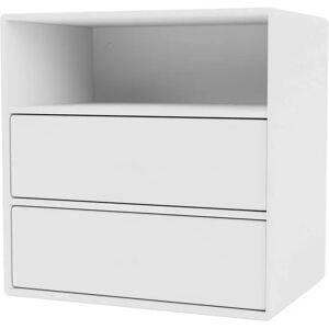 Montana Mini 1006 Modul med 2 Skuffer 35x35 cm - 101 New White