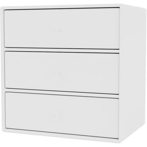 Montana Mini 1007 Modul med 3 Skuffer 35x35 cm - 101 New White