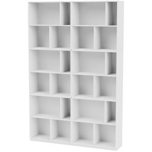 Montana Selection Read Bogreol med sokkel 3 cm 139,2x208,8x30 cm - 101 New White