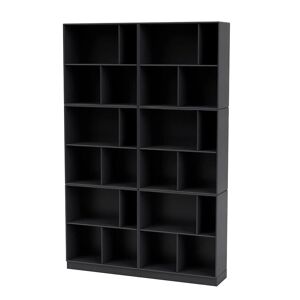 Montana Selection Read Bogreol med sokkel 7 cm 139,2x208,8x30 cm - 04 Anthracite