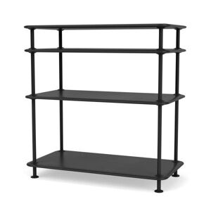 Montana Free 200100 Reol med Indskudt Hylde 73,4x75,8 cm - 05 Black