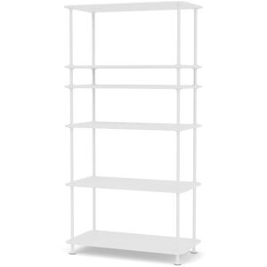 Montana Free 400100 Reol med Indskudt Hylde 73,4x144cm - 101 New White