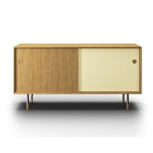 Sibast Furniture No 11 Skænk L: 152 cm - Oil Oak/Yellow & White/Metal