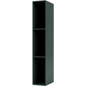 Montana Sidehængt Reol m. 3 Hylder Højre H: 138 cm - 163 Black Jade