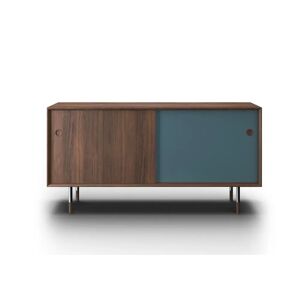Sibast Furniture No 11 Skænk L: 152 cm - Walnut/Blue & Black/Metal