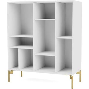 Montana Selection Compile Reol med ben 69,6x69,6x30 cm - 101 New White / Brass