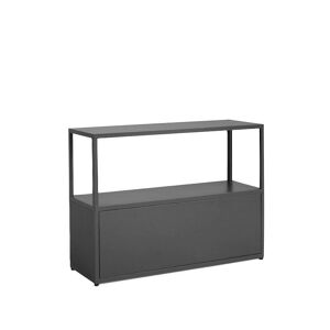 HAY New Order Comb. 205 3 Layers incl. 1 High Drawer / W. Floor Safety Bracket B: 100 cm - Charcoal