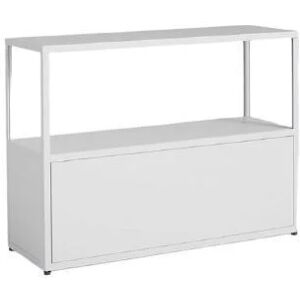 HAY New Order Comb. 205 3 Layers incl. 1 High Drawer / W. Wall Safety Bracket B: 100 cm - Light Grey