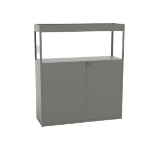 HAY New Order Comb. 204 4 Layers incl. DH Steel Door / W. Wall Safety Bracket B: 100 cm - Army